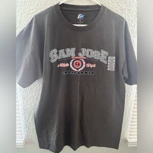 NWT San Jose California Logo Grey Men’s T Shirt Size Large